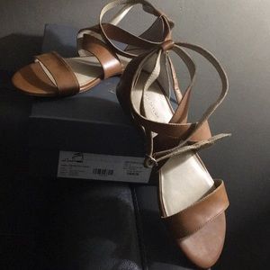 Ann Taylor ankle wrap sandals